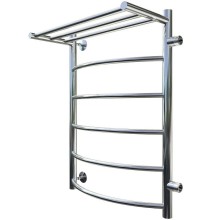 Водяной полотенцесушитель Тругор Приоритет 1 П ПМ R 80x40 с полкой Хром