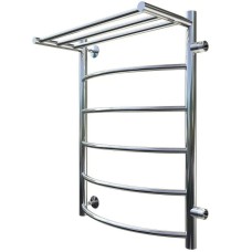 Водяной полотенцесушитель Тругор Приоритет 1 П ПМ R 80x40 с полкой Хром