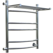 Водяной полотенцесушитель Тругор Приоритет 3 П ПМ L 60x40 с полкой Хром