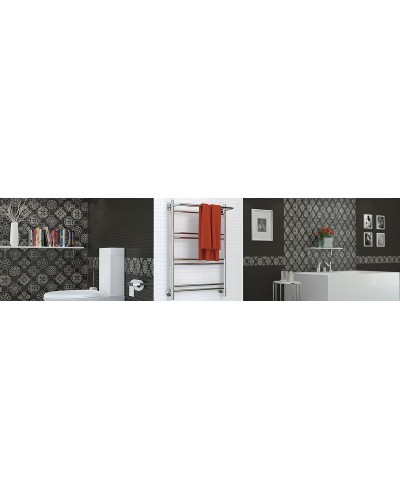 Водяной полотенцесушитель Сунержа Стилье Версия-Н1 600х500 00621-6050 Хром