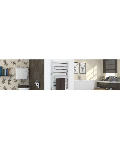 Водяной полотенцесушитель Сунержа Стилье Универсал-51 800х500 00651-8050 Хром