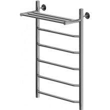 Водяной полотенцесушитель Aquanet Fiona 80x50 266741 с полкой Хром