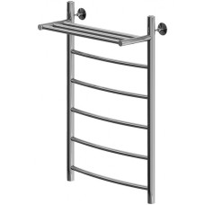 Водяной полотенцесушитель Aquanet Romeo 80x50 266729 с полкой Хром