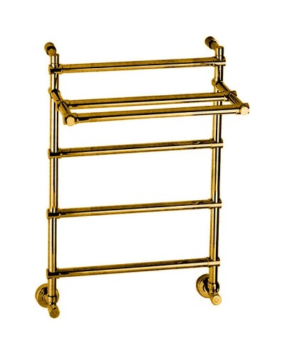 Водяной полотенцесушитель Margaroli Sole 4534704OBP с полкой Бронза