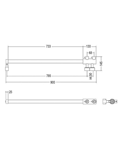 Водяной полотенцесушитель Margaroli Arcobaleno 416SCR Хром
