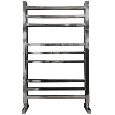 Водяной полотенцесушитель Ника Modern ЛМ 5 80x40 с вентилями Хром 9 перекладин