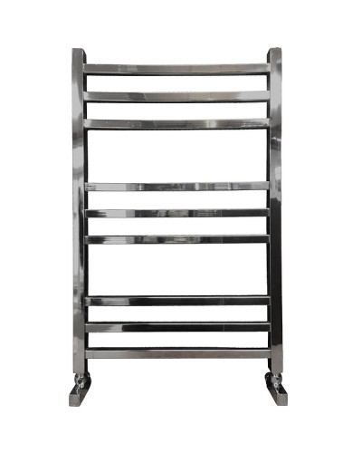 Водяной полотенцесушитель Ника Modern ЛМ 5 80x40 с вентилями Хром 9 перекладин