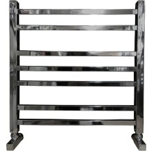 Водяной полотенцесушитель Ника Modern ЛМ 5 60x40 с вентилями Хром 7 перекладин