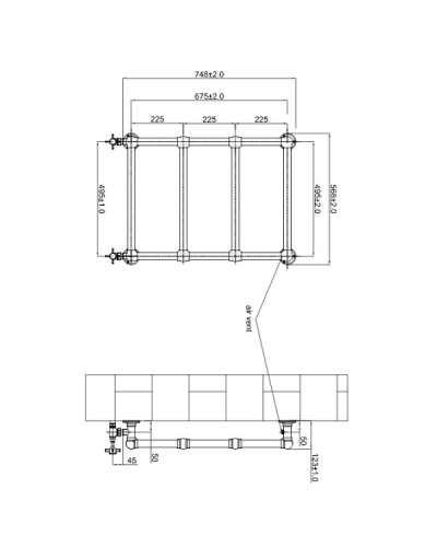 Водяной полотенцесушитель Boheme Chromo 717 Хром