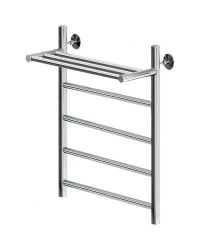 Водяной полотенцесушитель Aquanet Mauro 60x40 282319 с полкой Хром