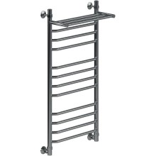 Водяной полотенцесушитель Ника Trapezium ЛТ (Г2) ВП 100/40 с полкой Хром