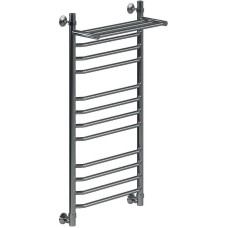 Водяной полотенцесушитель Ника Trapezium ЛТ (Г2) ВП 100/40 с полкой Хром