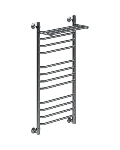 Водяной полотенцесушитель Ника Trapezium ЛТ (Г2) ВП 100/40 с полкой Хром
