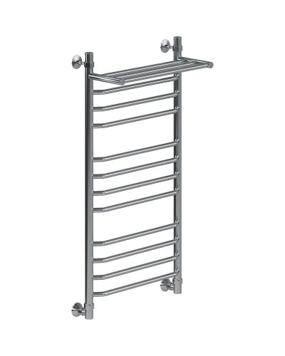 Водяной полотенцесушитель Ника Trapezium ЛТ (Г2) ВП 100/50 с полкой Хром