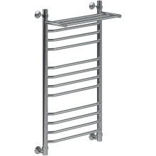 Водяной полотенцесушитель Ника Trapezium ЛТ (Г2) ВП 100/60 с полкой Хром