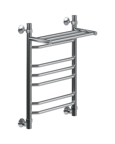 Водяной полотенцесушитель Ника Trapezium ЛТ (Г2) ВП 60/40 с полкой Хром