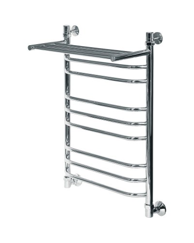 Водяной полотенцесушитель Ника Trapezium ЛТ (Г2) ВП 80/50 с полкой Хром