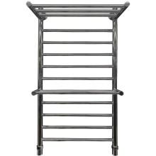 Водяной полотенцесушитель Ника Classic ЛП (Г) ВП 100/50 (2-ВП) с полкой Хром