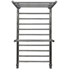 Водяной полотенцесушитель Ника Classic ЛП (Г) ВП 100/50 (2-ВП) с полкой Хром