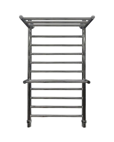 Водяной полотенцесушитель Ника Classic ЛП (Г) ВП 100/50 (2-ВП) с полкой Хром