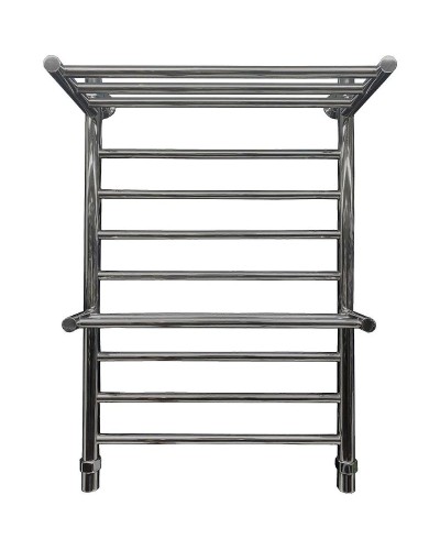 Водяной полотенцесушитель Ника Classic ЛП (Г) ВП 80/50 (2-ВП) с полкой Хром