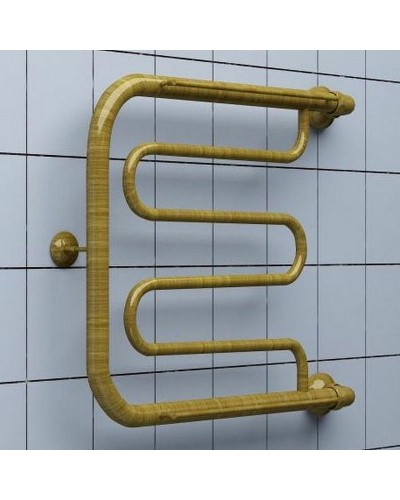 Водяной полотенцесушитель Ника Econ ПМ 60/50 с полкой Бронза