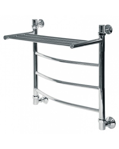 Водяной полотенцесушитель Ника Arc ЛД ВП 50/50 с полкой Хром