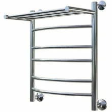 Водяной полотенцесушитель Тругор Приоритет 3 П НП 60x50 с полкой Хром