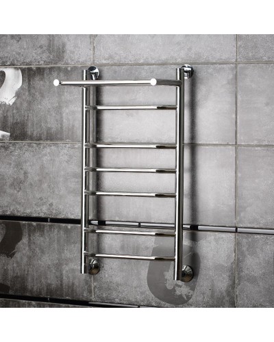 Водяной полотенцесушитель Тругор Браво 3 П НП 80x60 с полкой Хром