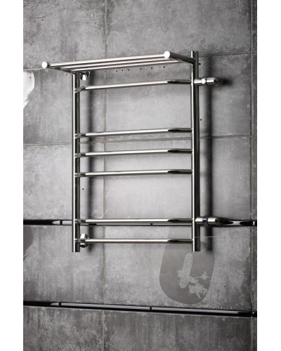 Водяной полотенцесушитель Тругор Браво 3 П ПМ R 80x40 с полкой Хром