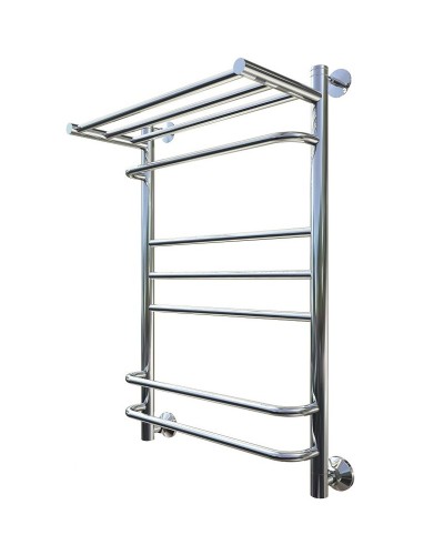 Водяной полотенцесушитель Тругор Идеал Комби 3 П НП 80x60 с полкой Хром