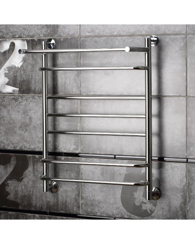 Водяной полотенцесушитель Тругор Идеал Комби 3 П НП 80x60 с полкой Хром