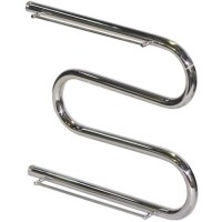 Водяной полотенцесушитель Ника Simple М 3/4 60x40 с полкой Хром