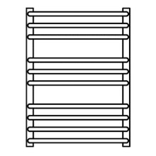 Водяной полотенцесушитель Grota Forte 48х60 Хром
