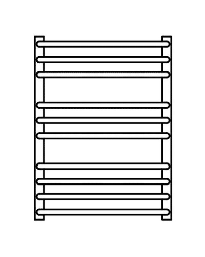 Водяной полотенцесушитель Grota Forte 48х60 Хром