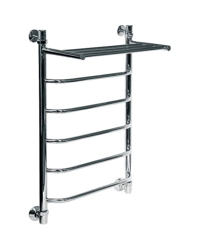 Водяной полотенцесушитель Ника Trapezium ЛТ/ВП 80x50 с полкой Хром