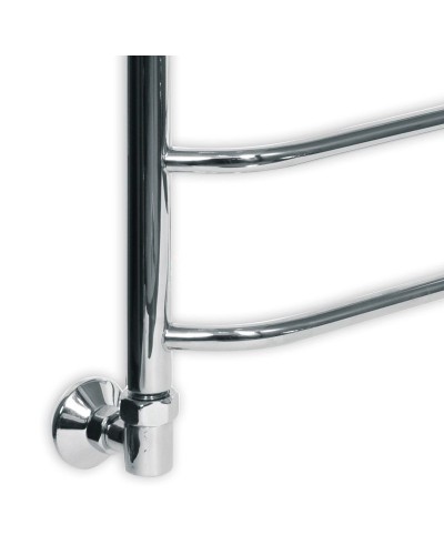 Водяной полотенцесушитель Ника Trapezium ЛТ/ВП 80x50 с полкой Хром