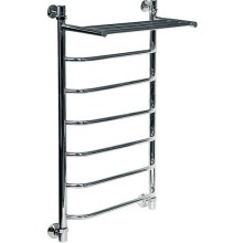 Водяной полотенцесушитель Ника Trapezium ЛТ/ВП 100x50 с полкой Хром