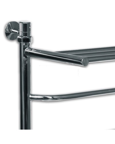 Водяной полотенцесушитель Ника Trapezium ЛТ/ВП 100x50 с полкой Хром