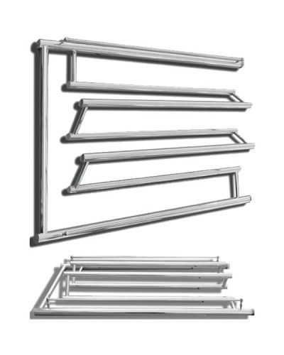 Водяной полотенцесушитель Ника Econ ПМ3 60x60 с полкой Хром