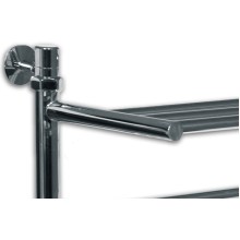 Водяной полотенцесушитель Ника Classic ЛП/ВП 80x40 с полкой Хром