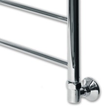 Водяной полотенцесушитель Ника Classic ЛП/ВП 60x60 с полкой Хром