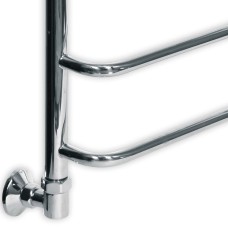 Водяной полотенцесушитель Ника Quadro Л90 100x60 Хром