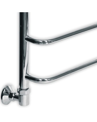 Водяной полотенцесушитель Ника Quadro Л90 100x60 Хром