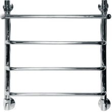 Водяной полотенцесушитель Ника Quadro Л90/ВП 50x50 с полкой Хром
