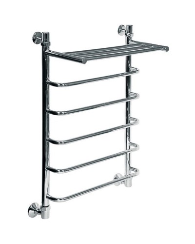 Водяной полотенцесушитель Ника Quadro Л90/ВП 80x50 с полкой Хром