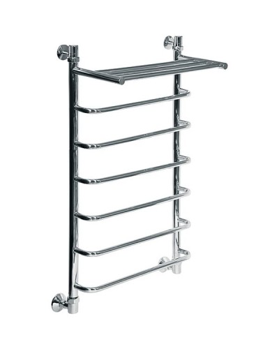 Водяной полотенцесушитель Ника Quadro Л90/ВП 100x60 с полкой Хром