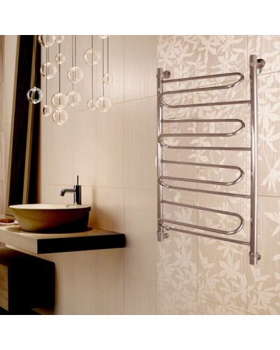 Водяной полотенцесушитель Ника Curve ЛZ 120x60 Хром