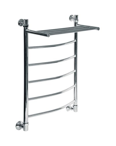 Водяной полотенцесушитель Ника Arc ЛД/ВП 80x30 с полкой Хром