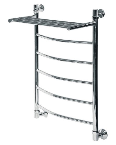 Водяной полотенцесушитель Ника Arc ЛД ВП 80/40 с полкой Хром